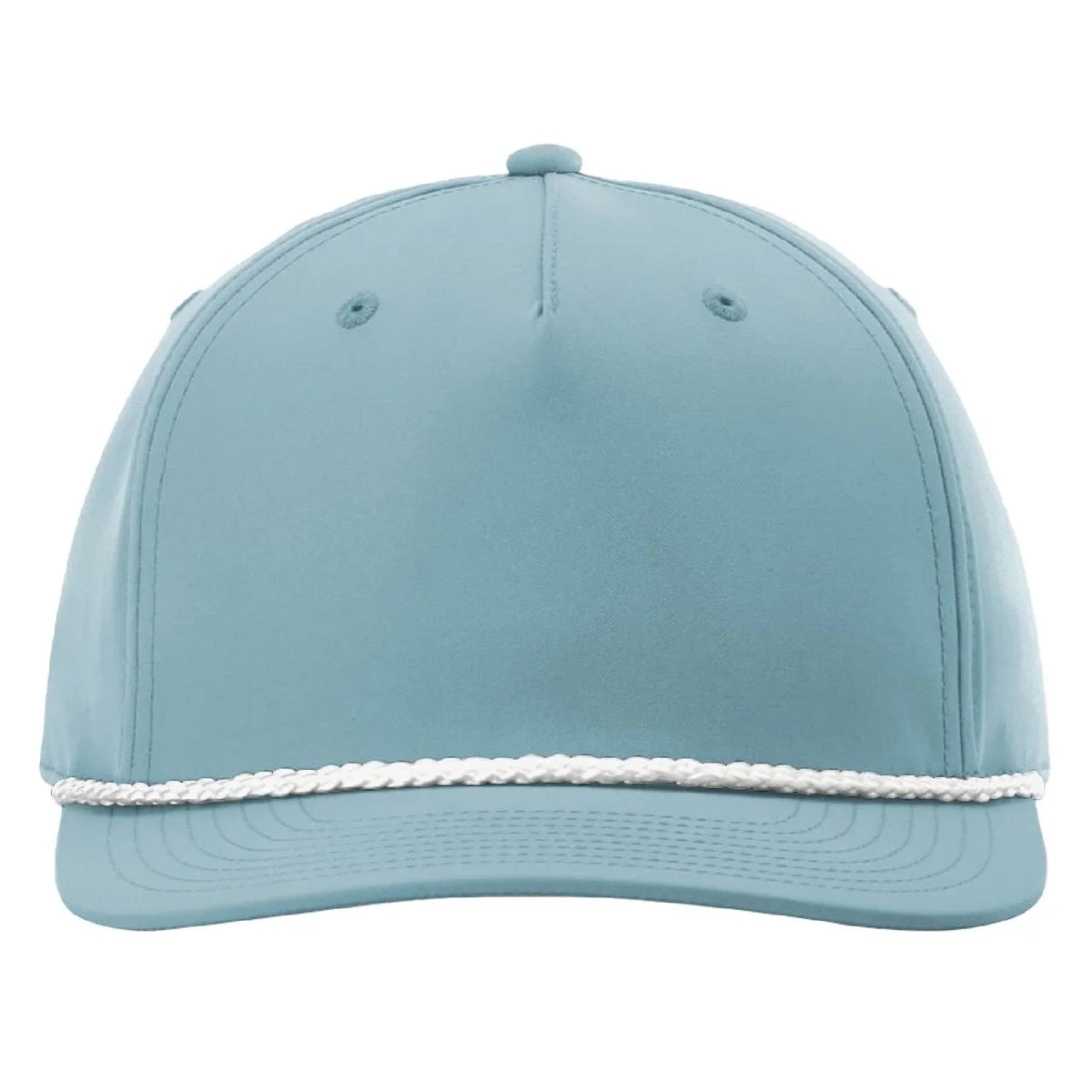 Richardson #258 Five Panel Rope Cap w/Leatherette Adhesive Patches or Embroidery