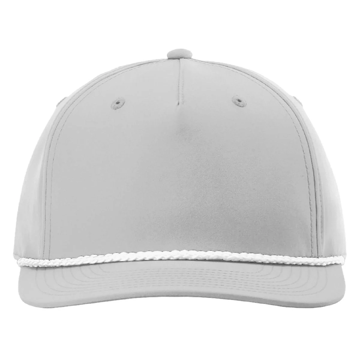 Richardson #258 Five Panel Rope Cap w/Leatherette Adhesive Patches or Embroidery