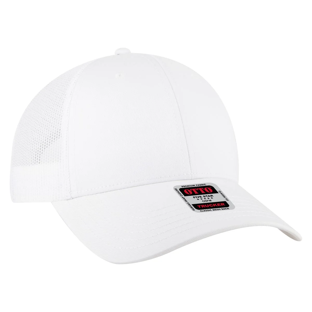 OTTO CAP 6 Panel Low Profile Mesh Back Trucker Hat