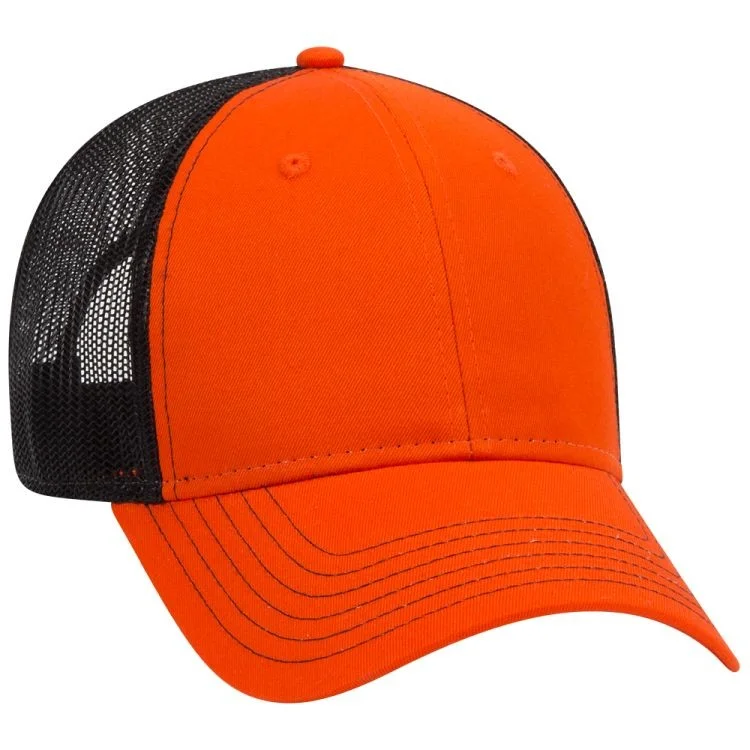 OTTO CAP 6 Panel Low Profile Mesh Back Trucker Hat