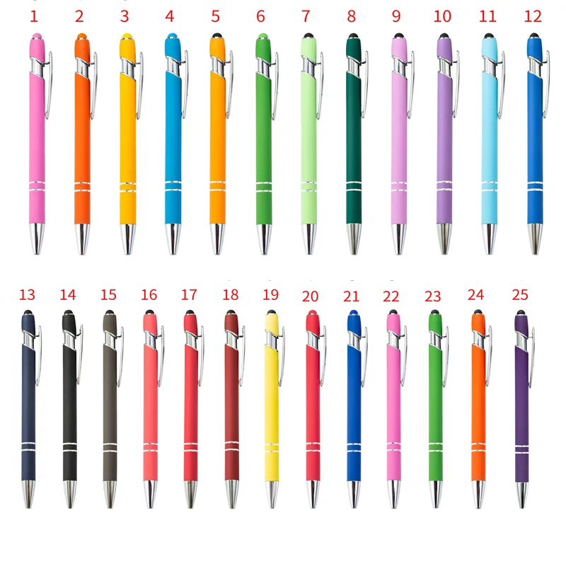 Soft-Touch Pen w/ Stylus